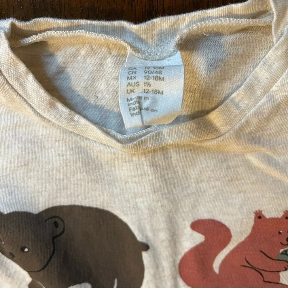 H&M | 3-piece long sleeve outfit fall themed | 18mo